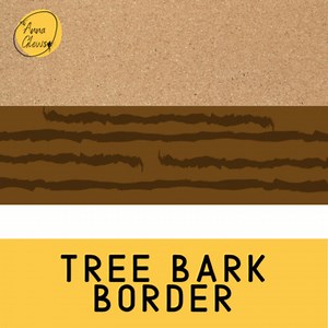 Tree Bark Printable Bulletin Board Border Classroom Decor