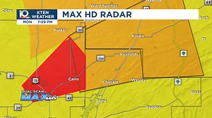 A Severe Thunderstorm Warning has been issued for portions of Atoka County. You can stream us live at kten.com/live-stream | KTEN Weather