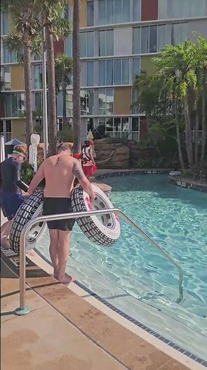 Orlando Florida Universal's Cabana Bay Pool & Lazy River #orlando