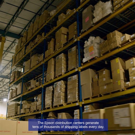 6.9K views · 36 reactions | Take a peek behind-the-scenes at how we’re using our ColorWorks label printers to enhance logistics and boost efficiency. It’s all about working smarter, not harder.  | Epson | Facebook