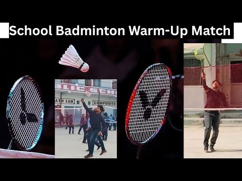 Badminton Warm-Up Match | Physical Education Teacher vs Students | School Sports Fun