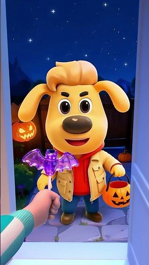 Truco o trato, feliz halloween🍬🎃 #sherifflabrador #shorts