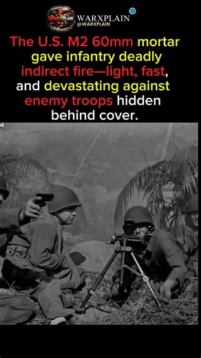 M2 Mortar – WWII’s Silent Killer #shorts