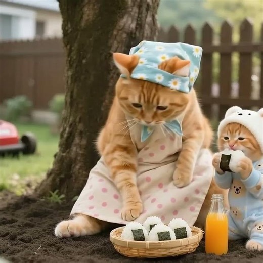 Le Chat Roux a Attrapé un Bébé Poulet 😼🐥#shorts #kittenlove