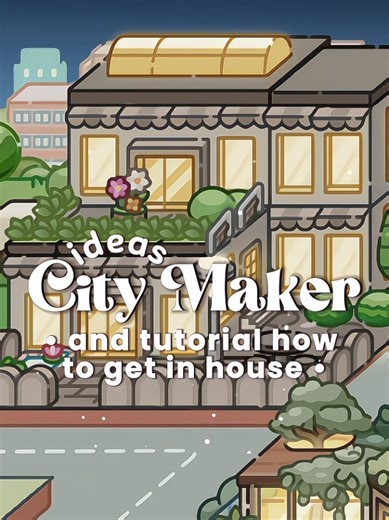 𝜗ৎ ₊˚ NEW UPDATE! CITY MAKER IDEAS | TUTORIAL HOW TO GET IN HOUSE. ݁ ⟡ ݁ #avatarworld #avatarworldupdate #homeideas #city #citylife