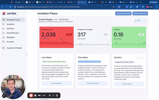 Boost Your Growth with Vortex: The Ultimate Invitation System 🚀 | Santiago Aparicio