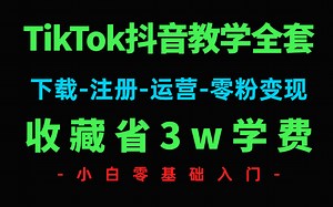 [tiktok怎么在国内使用] 全网最简单使用tiktok教程，手机上手易操作！tiktok下载安装/tiktok赚钱/剪辑/变现/案例分析！免费分享赚美金~