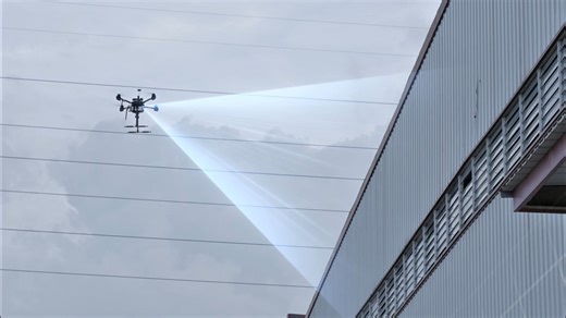 垂直立面贴近摄影！SIYI UniGCS v2.0 新增斜面航线功能，助力复杂结构建筑精细化航测，或建筑物立面智能清洗作业！