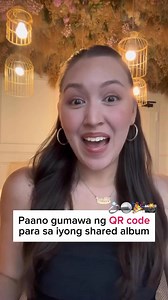 311K views · 3K reactions | Paano nga ba gumawa ng QR code para sa iyong kasal? Panoorin ang tutorial na ito para malaman niyo kung paano niyo pwedeng macollect lahat ng photos and videos sa isang shared album! Ang app na ito ay Dots Memories ✨ Perfect ito para sa mga events gaya ng wedding, birthday, reunions, at iba pa! Tag a friend na ikakasal na!  #dotsmemories #sharealbum #qrcode #qrcodetutorial_speaking_talkingvideo #alexa | Wedding Ideas PH | Facebook
