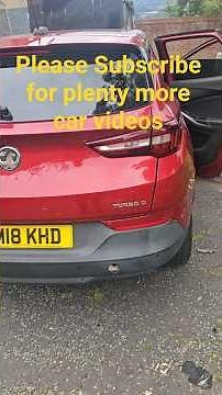 Vauxhall Grandland X Rear taillight removal, Brake bulb change, Indicator bulb change