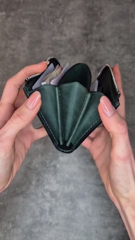 Crazy Horse Leather L-zip Wallet, Vintage Zippered Card Holder With Coin Pocket, Rugged Leather Wallet for Men, Personalized Gift - Etsy