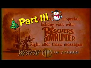 Mickey's Christmas Carol Commercial break part 3 WPXI Pittsburgh