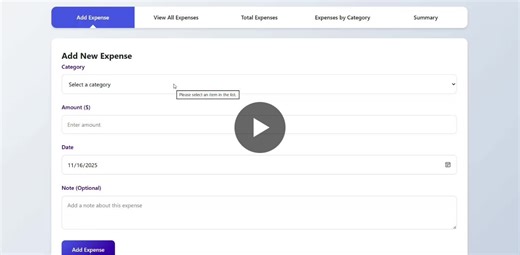 I’m excited to share my latest project Daily Expense Tracker App, developed as part of my coursework💻✨ This project is designed to provide users with a structured and efficient way to manage their… | Janhavi Zalte