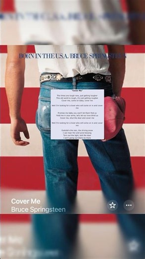 A SONG A DAY (DAY 582) BRUCE SPRINGSTEEN: COVER ME #brucespringsteen #coverme #asongaday #music