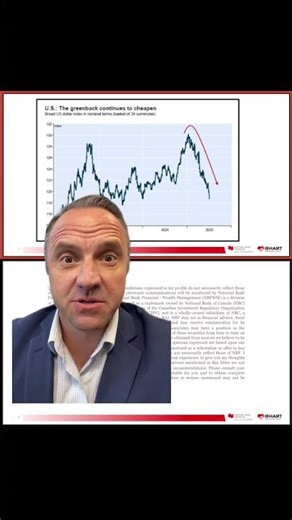 The greenback continues to cheapen…