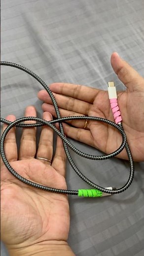 How to fix a charger cable protector | Protect charger cable | iPhone charger cable #chargercable