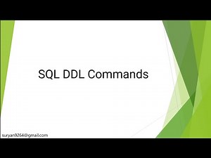 SQL PART -1 Introduction to SQL CREATE DATABASE and TABLE - DDL Commands Explained