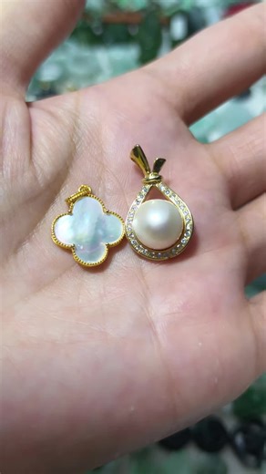 amazing nature water pearl pendants s925#jewelry #pendant