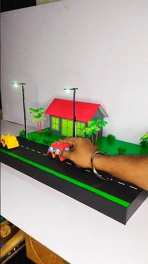 Automatic street light working model | best Science project #schoolproject #science #shorts