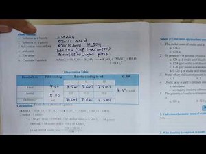 Chemistry Practical. Volumetric analysis. Titration