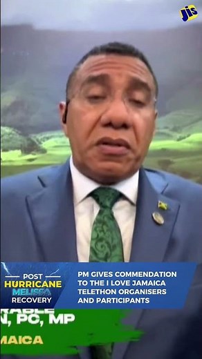 Pm Gives Commendation To The I Love Jamaica Telethon Organisers And Participants #jis #jamaica