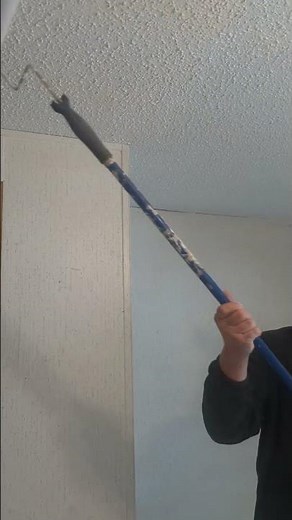 Painting A Ceiling With A Roller #Shorts