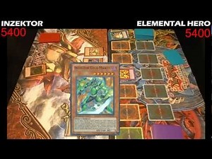 Yugioh Duel: Elemental Hero vs Inzektor - Round 2