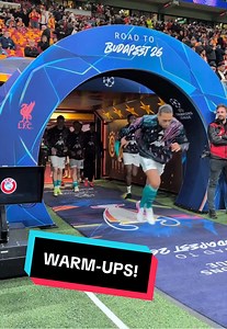 Liverpool Warm-Ups for UCL Match in Istanbul