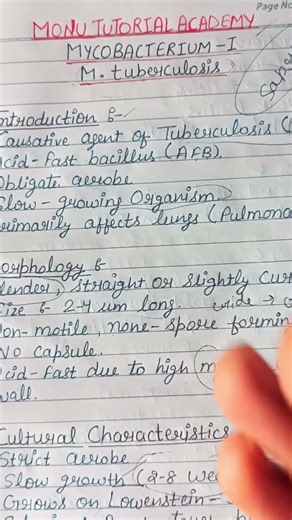 Mycobacterium Tuberculosis Explained in 60 Seconds | TB Bacteria | Microbiology Short #shorts