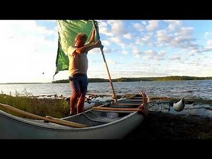 Home Made Canoe Sail Rig Overview