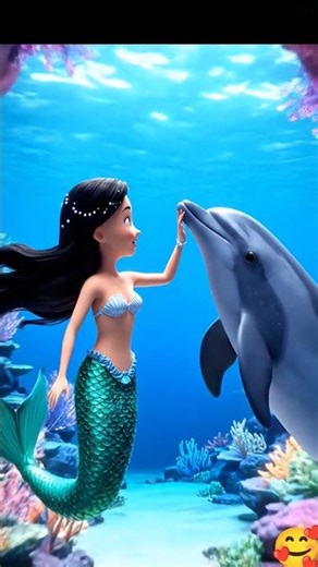 the dolphin’s promise 💙 | ai fantasy short | nanhe hero