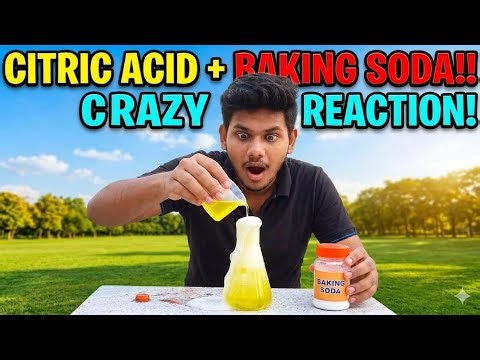 Citric Acid vs Baking Soda Experiment 🧪 | Crazy Experiment | Ultimate Project