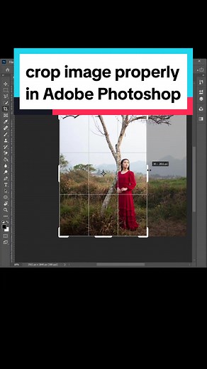 How to crop images properly in Adobe Photoshop #photoshop #photoshoptutorial #photoshopediting #graphicdesign #foryou #tutorial #specialdesigner
