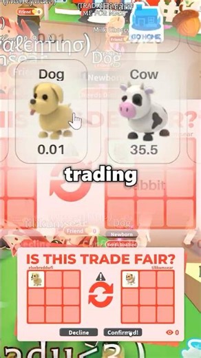 Dog to Cow in Adopt Me! #shorts