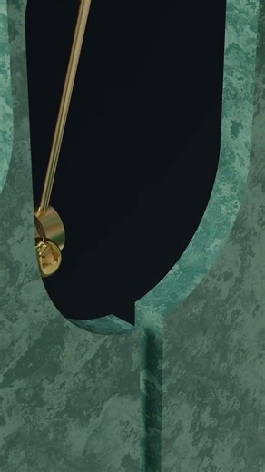 Perfect Animation... Satisfying 3d synchronized pendulum! #blender3d