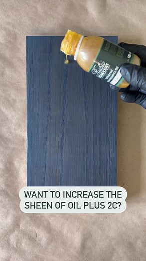 2.1K views | Increase the sheen of your Oil Plus 2C finished surfaces...