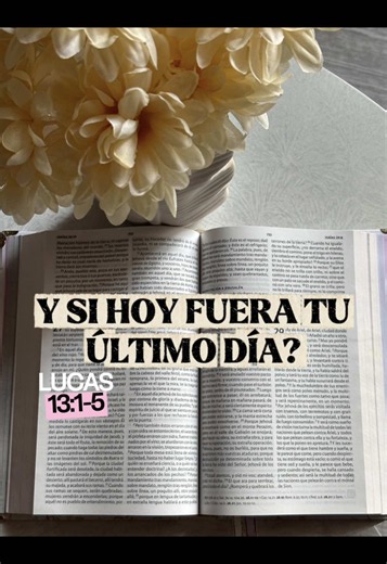 Y si hoy fuera tu último día? ❤️‍🩹🫂 #hagamosviralajesus #god #cristianos #chicacristiana