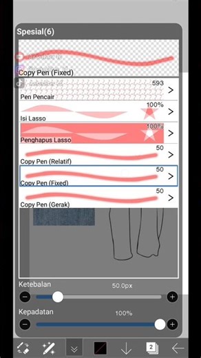 Special pent - copy color of jeans fabric | Ibis Paint X #drawing #art #ibispaintx #drawingtutorial