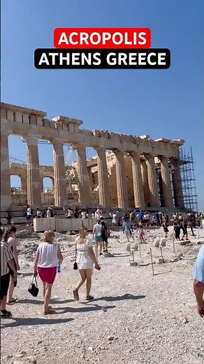 That one time I visited Parthenon Acropolis in Athens Greece #travel #greece