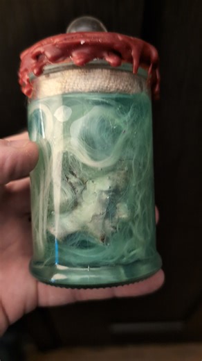 Who has the right friend or they themselves are the right wrong and needs a Pixie Head in a Specimin Jar? The head is about the size of a barbie doll head and i forget what this test was done with. I may be in Clear Silicone or in slow cure Resin. found this while i was packing up molds and such in my work area. $30.00 will include shipping... @followers any takers ? @topfans | Claude Raymond Design