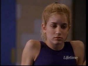 Dramatic Moments in Gymnastics TV Movies: 1997 Little Girls in Pretty Boxes Only parents on the gold team get to sit in the front row!😜 | International Gymnast Magazine