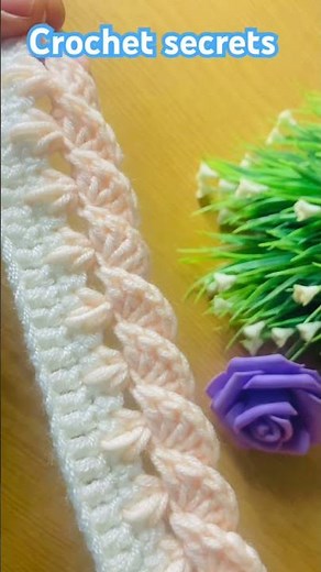 Easy Crochet Shell Border – Beautiful One-Row Edging for Blankets & Scarves #crochetborder #crochet