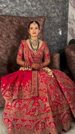 bridal makeup transformation day 79#eyemakeup #bride #makeup #royallook #makeup #tutorial #jewellery