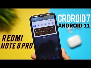 Redmi Note 8 Pro: CrDroid v7.0 Android 11 ROM with Customization | Android 11 New Features ⚡😱⚡