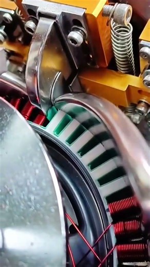 High Speed Motor Winding Machine in Action ⚡ #shorts