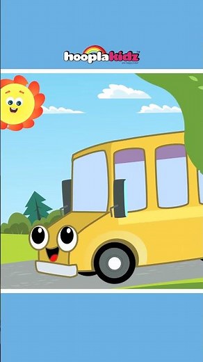 Let's Hop On The School Bus - Good Morning Song For Toddlers #shorts #nurseryrhymes #hooplakidz