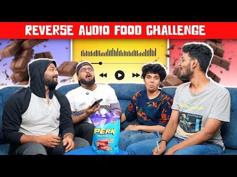 REVERSE AUDIO FOOD CHALLENGE ⏪😂