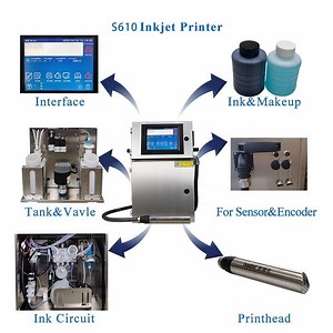 [Hot Item] S610 Open Ink Tank Save Cost China Industrial Date Coding Printing Machine Printer