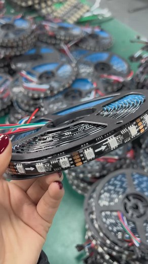 SDIP Light1766 on Instagram: "DC12v-ws2818 Epoxy led strip light #clublighting #nightclub #bar #disco #event #stage #ledlights #discolights #eventlighting#sdiplight #sdiplight1766 #lightingdesign #wedding #clubdesign #nightclubdesign #factory #manufacturing #ledlightfactory #lightingfactory #pixellight #china #guangdong"