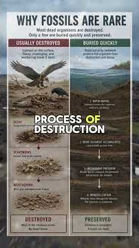 Geology Courses - How Fossils Form 🦴